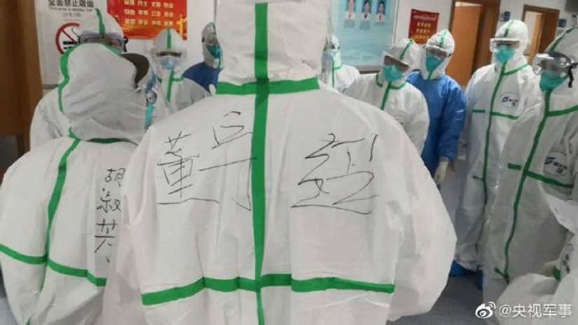 25 photos about the everyday life of medical staff in Wuhan infected with coronavirus