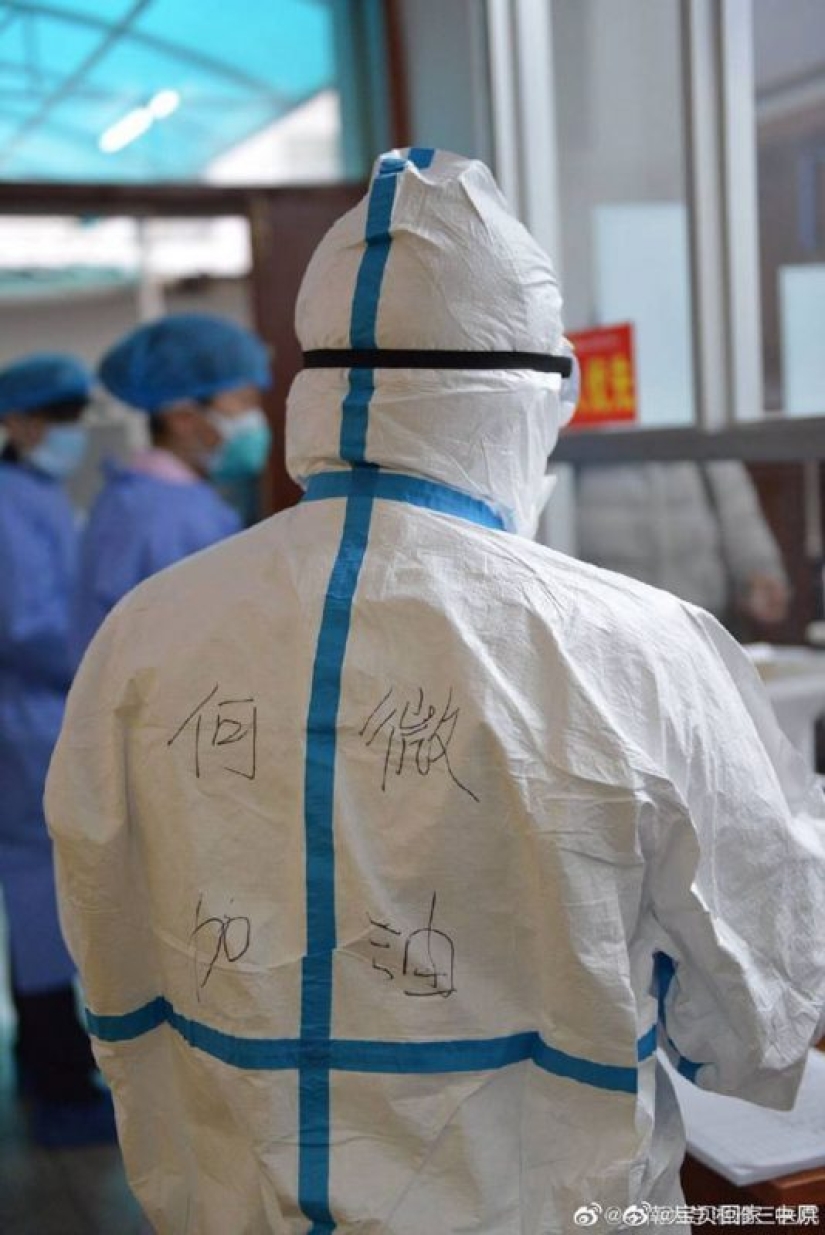 25 photos about the everyday life of medical staff in Wuhan infected with coronavirus