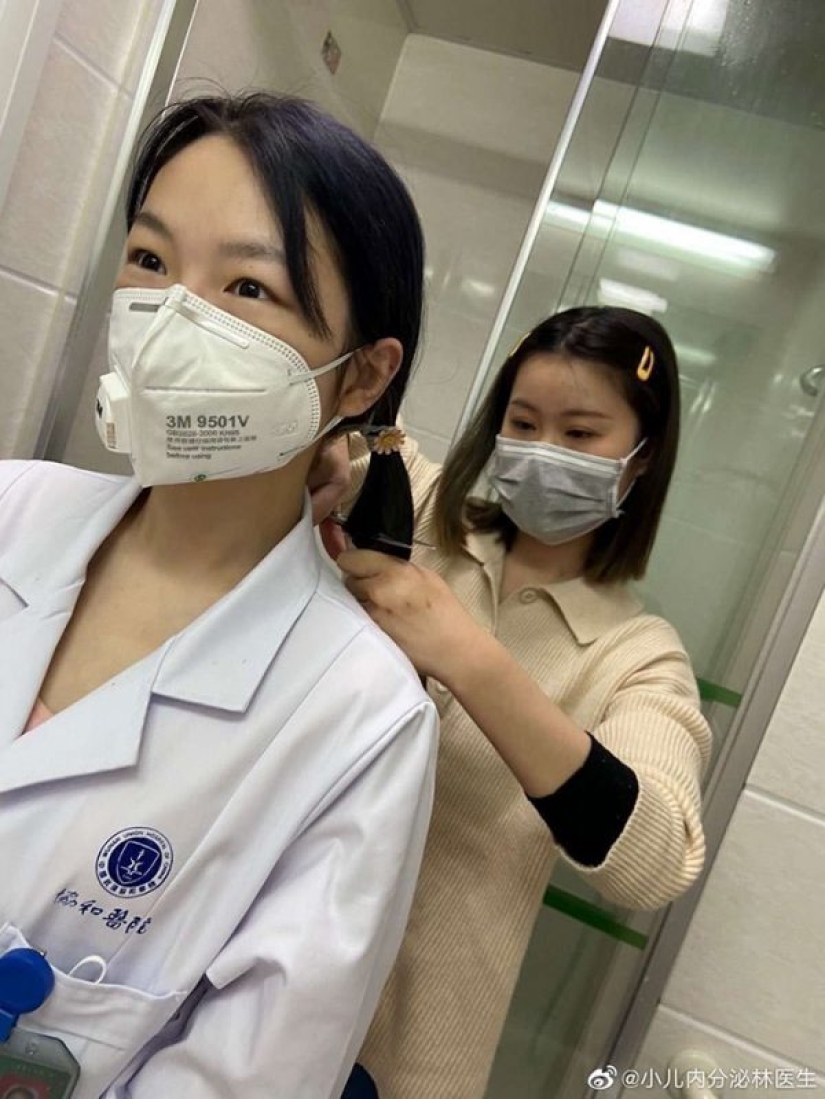 25 photos about the everyday life of medical staff in Wuhan infected with coronavirus