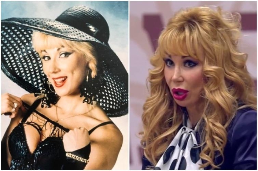 27 photos of Russian celebrities in the style of "then and now"