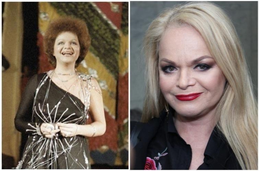 27 photos of Russian celebrities in the style of "then and now"