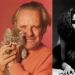 30 fotos de época de celebridades posando con sus personajes favoritos de los gatos