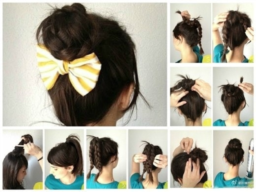 32 simple and fast hairstyles for summer in 5 minutes