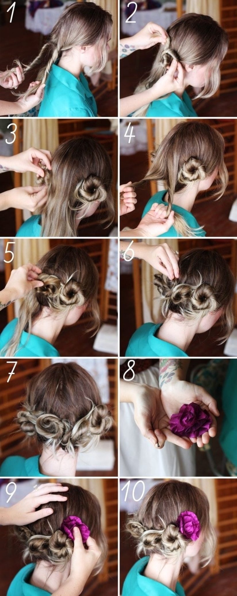 32 simple and fast hairstyles for summer in 5 minutes