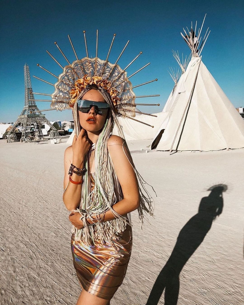 35 fotos de chicas calientes del festival Burning Man igualmente caliente-2019