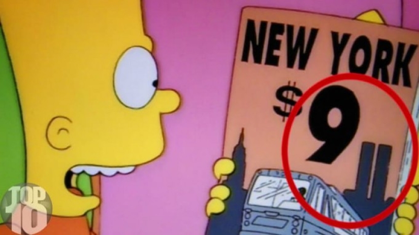 5 predictions in The Simpsons