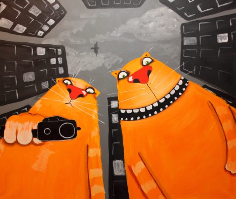 8 funniest cats in contemporary Russian art