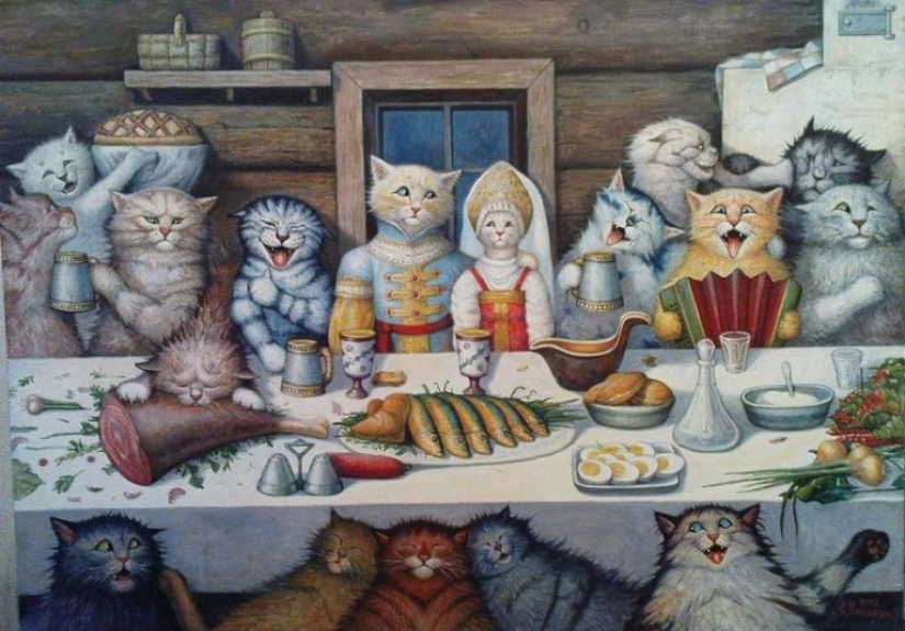 8 funniest cats in contemporary Russian art