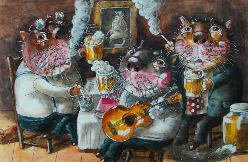 8 funniest cats in contemporary Russian art