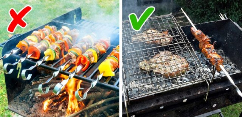 9 mistakes we make when cooking barbecue