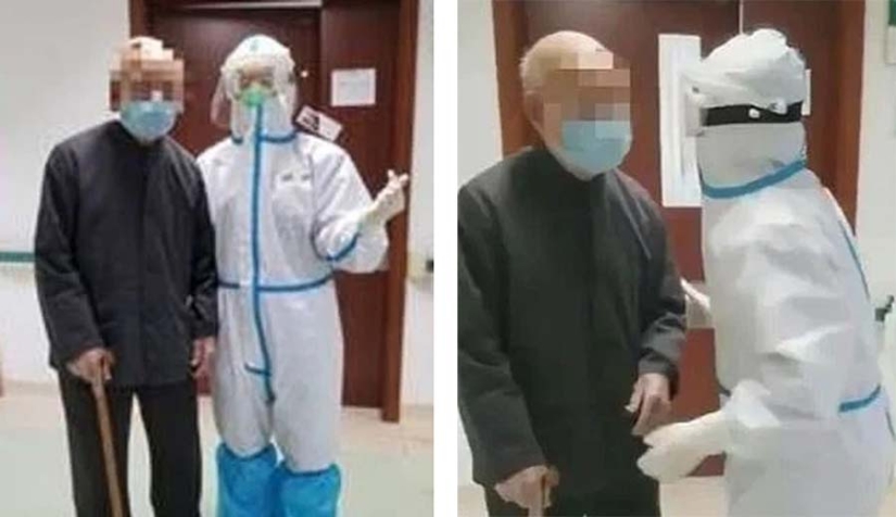 A 101-year-old Chinese man who fell ill with coronavirus was cured in a week