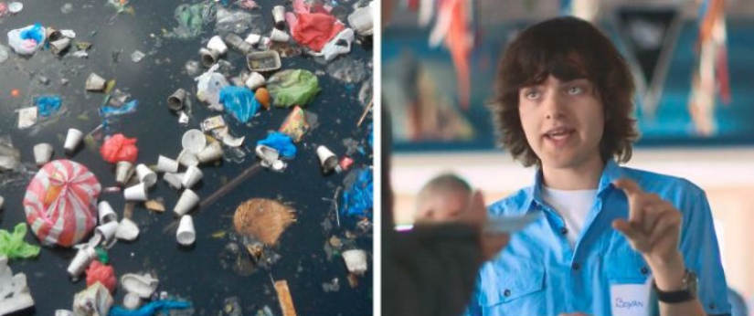A 23-year-old inventor has figured out how to clean the Pacific Ocean from plastic garbage in 5 years