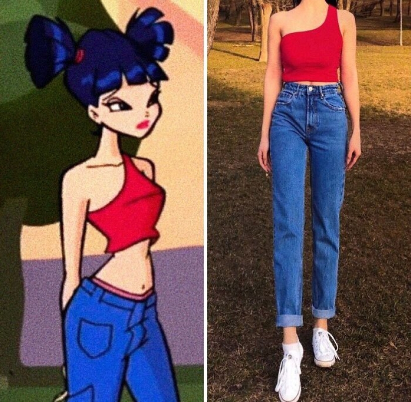 A 23-year-old resident of Hungary recreates the outfits of pop characters