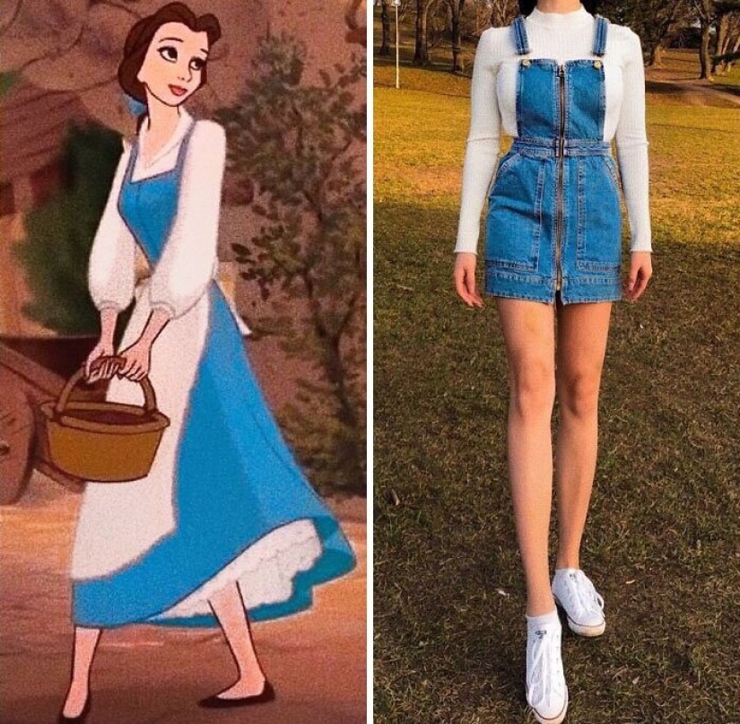 A 23-year-old resident of Hungary recreates the outfits of pop characters