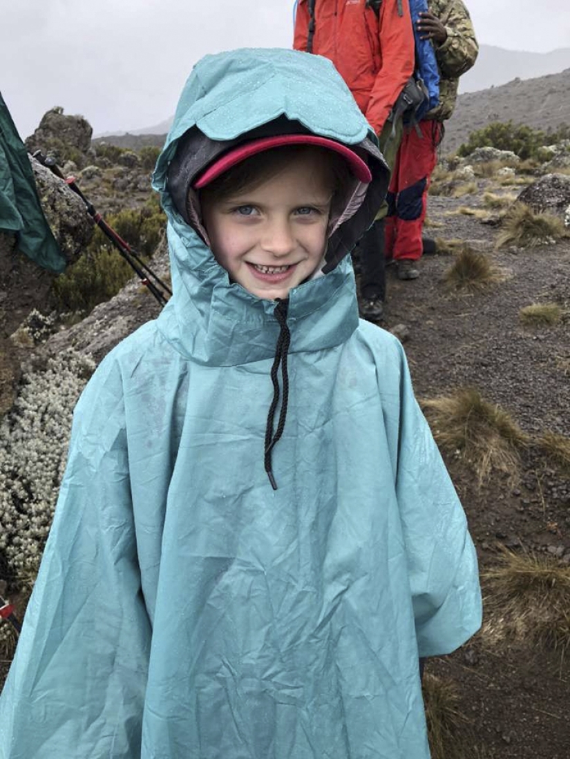 A 7-year-old girl became the youngest conqueror of Kilimanjaro in honor of her late father