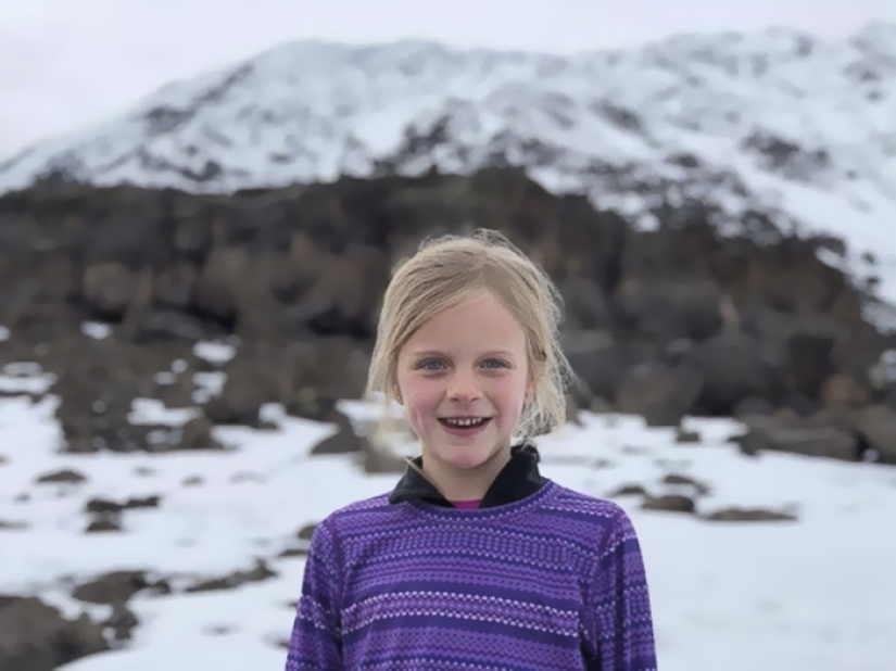 A 7-year-old girl became the youngest conqueror of Kilimanjaro in honor of her late father