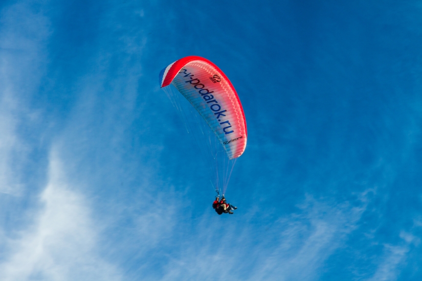 A bird's-eye view of the world: Paragliding