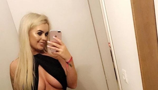 A British woman has hit the jackpot in the lottery, but still sells photos of her breasts online