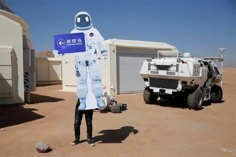 A Chinese company has created a simulation of Mars in the Gobi Desert