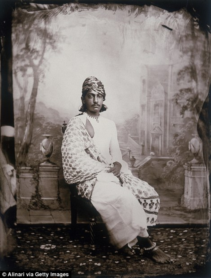 A collection of photographs of the Indian Maharaja's harem that has remained untouched for more than a century