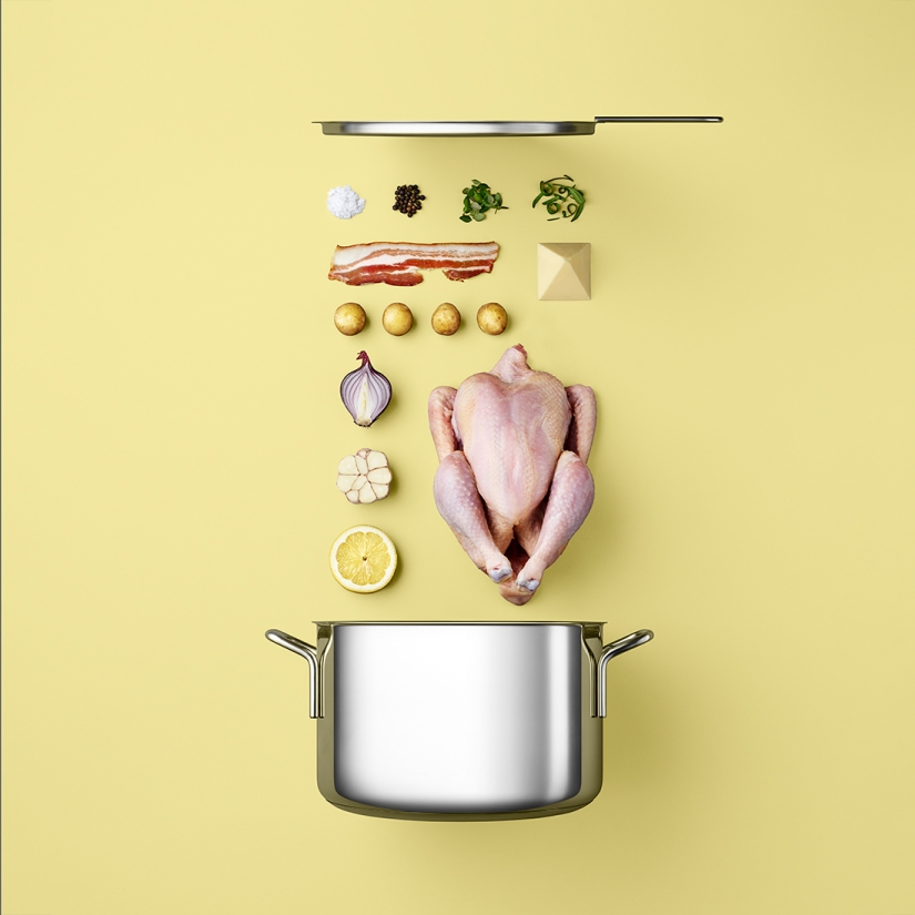 A Danish photographer has shown how true perfectionists cook