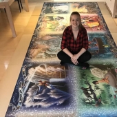 A Danish student collected the world's largest puzzle in 460 hours