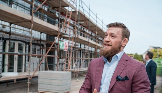 A fighter with a big heart: Conor McGregor builds homes for homeless Irishmen
