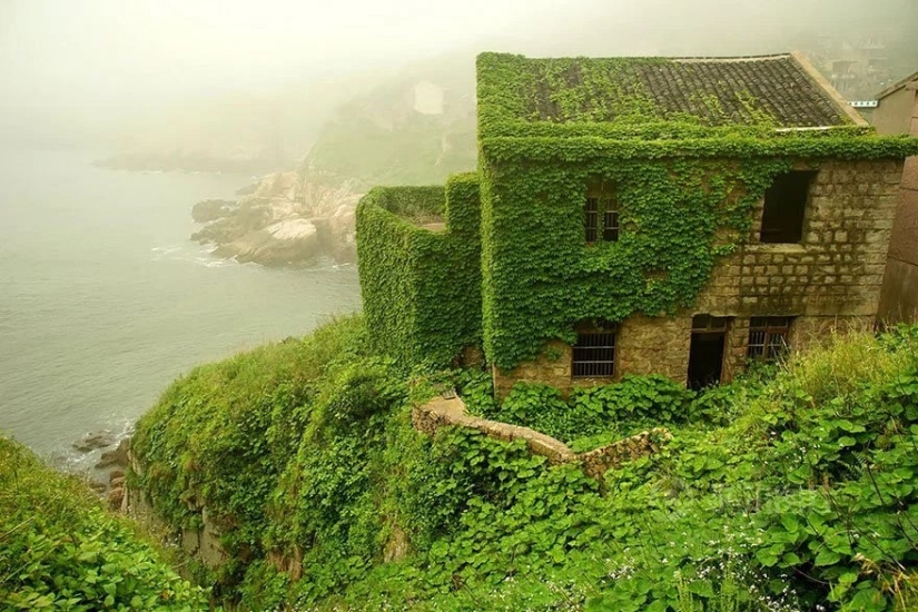 A fishing village absorbed by nature