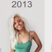 A fitness blogger from England explained why losing weight should not be an end in itself by comparing her photos of 2013 and 2018