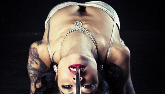 A former Mormon schoolgirl has become the most unusual sword swallower in the world