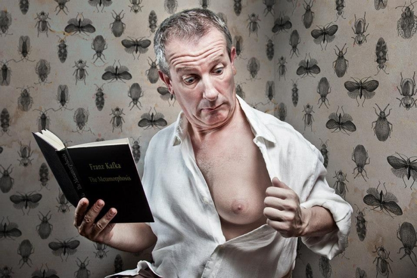 A funny photo project about books that not everyone will understand