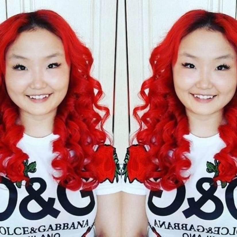A girl from Yakutia with half-face eyebrows showed how she looks without makeup