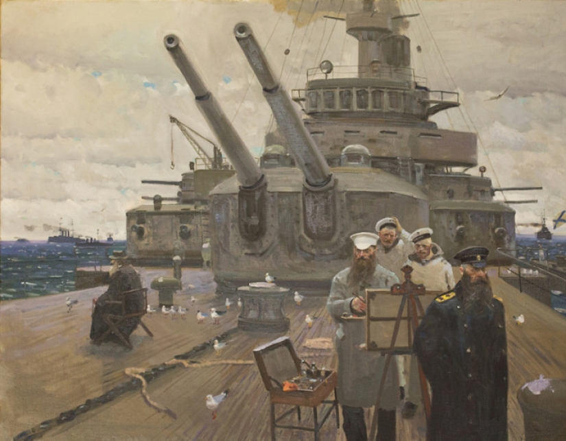 A great history of Russia in atmospheric paintings of Paul rizhenko