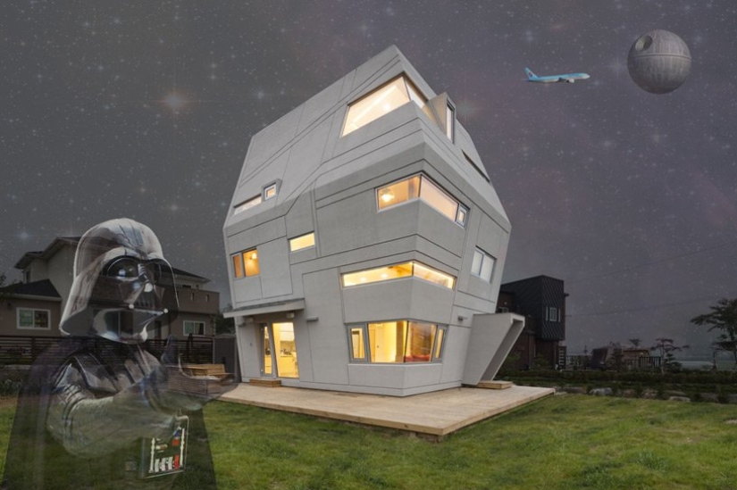 A house in the style of "Star Wars"