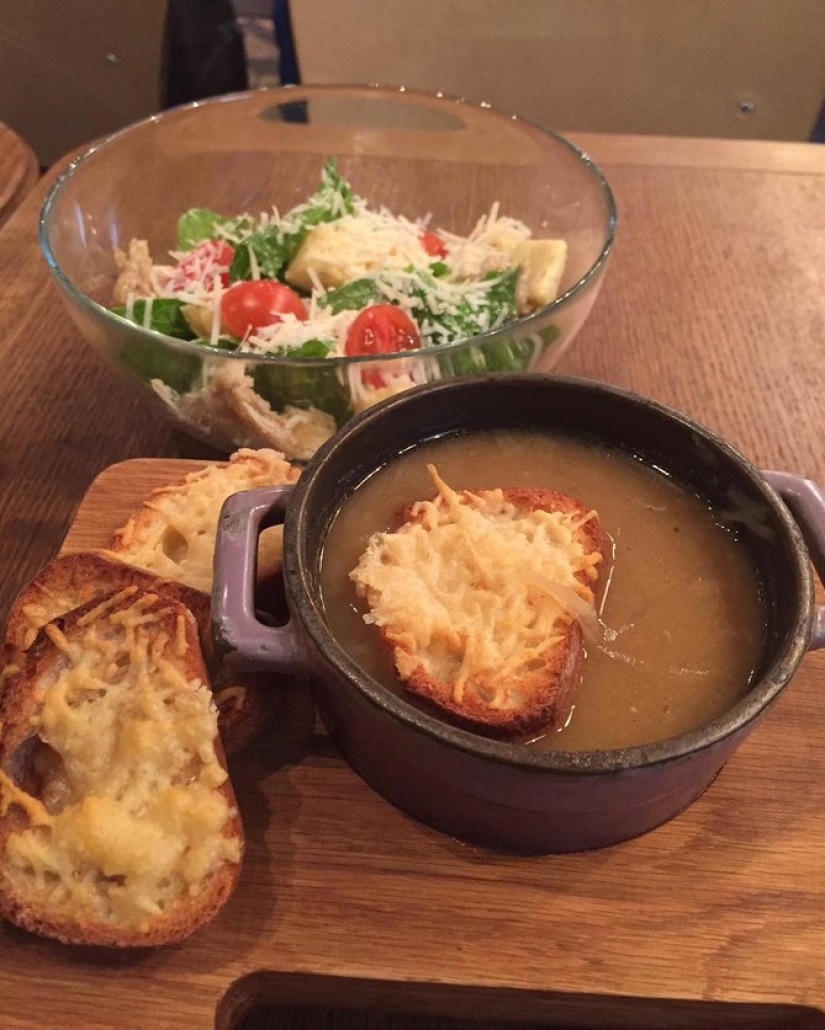 A los franceses se les mostraron fotos de comida "francesa" de Instagram ruso