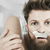 A miracle accessory for a hipster mustache