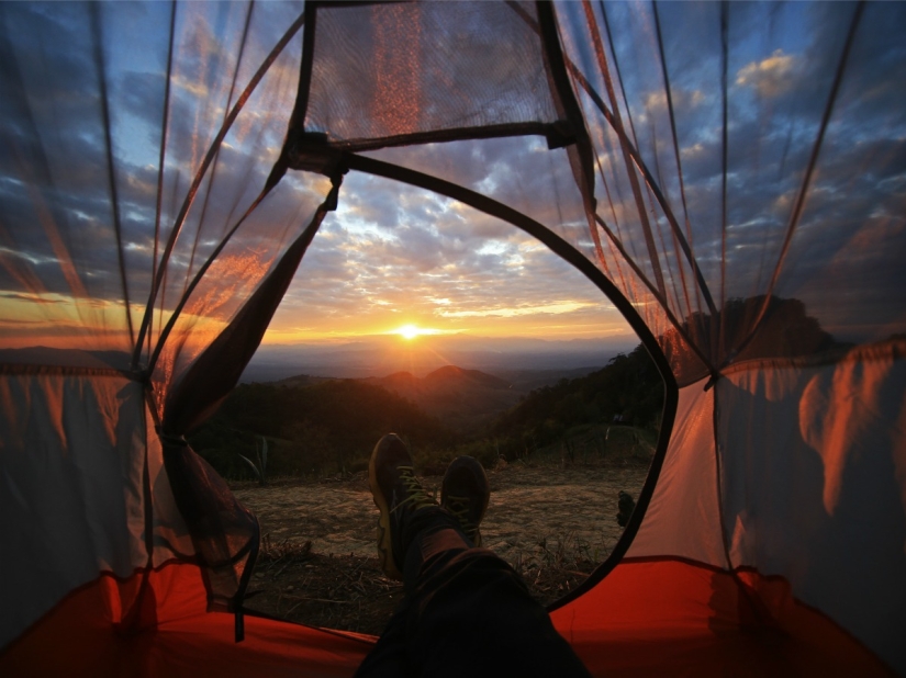 A new trend of wild tourism – tents with transparent walls