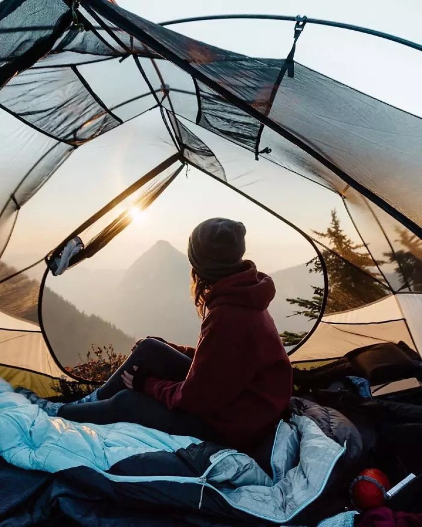 A new trend of wild tourism – tents with transparent walls