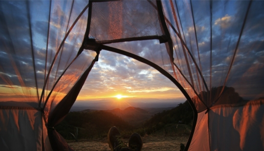 A new trend of wild tourism – tents with transparent walls