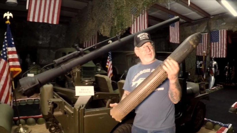A pensioner from the USA is the most armed man on the planet