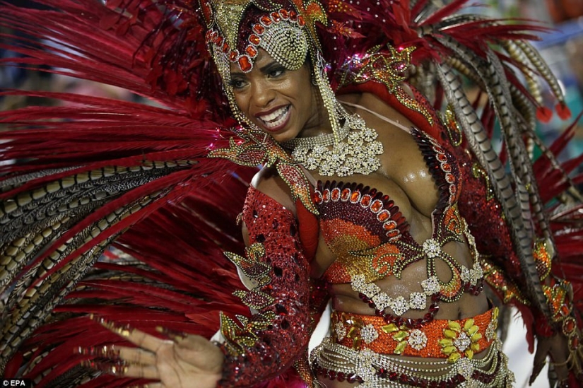 A riot of flesh, sweat and glitter: Rio de Janeiro has captured the carnival