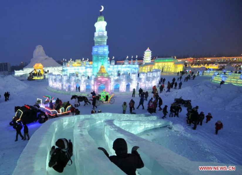 A Song of Ice and Snow: the international festival of ice and snow sculpture takes place in China