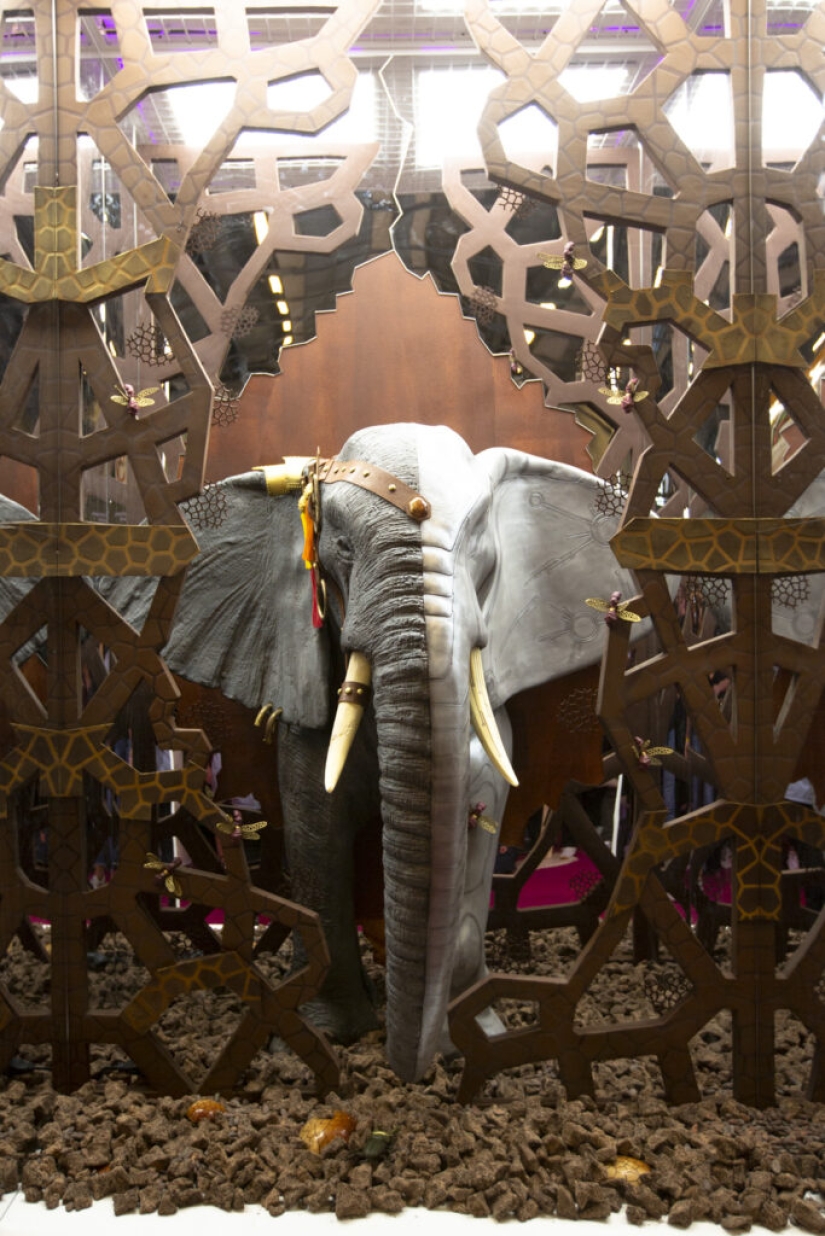 A Spaniard with an elephant won the chocolate masters competition