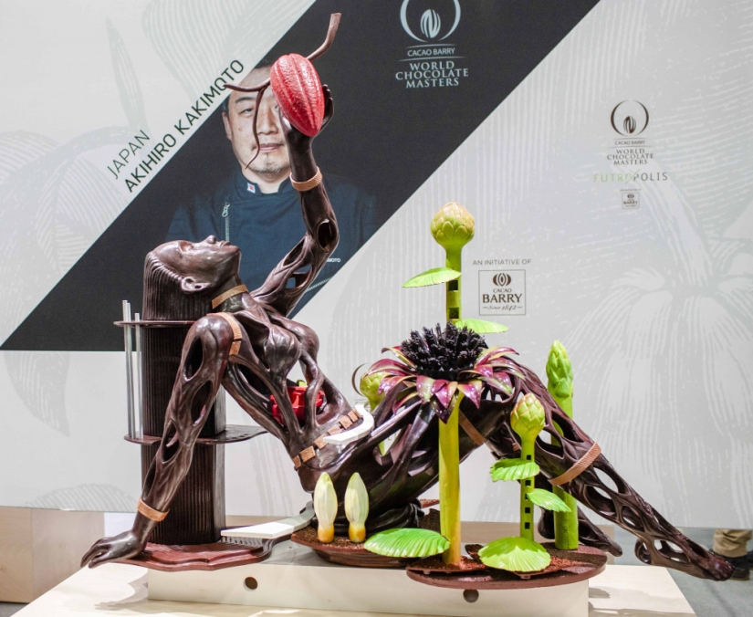 A Spaniard with an elephant won the chocolate masters competition