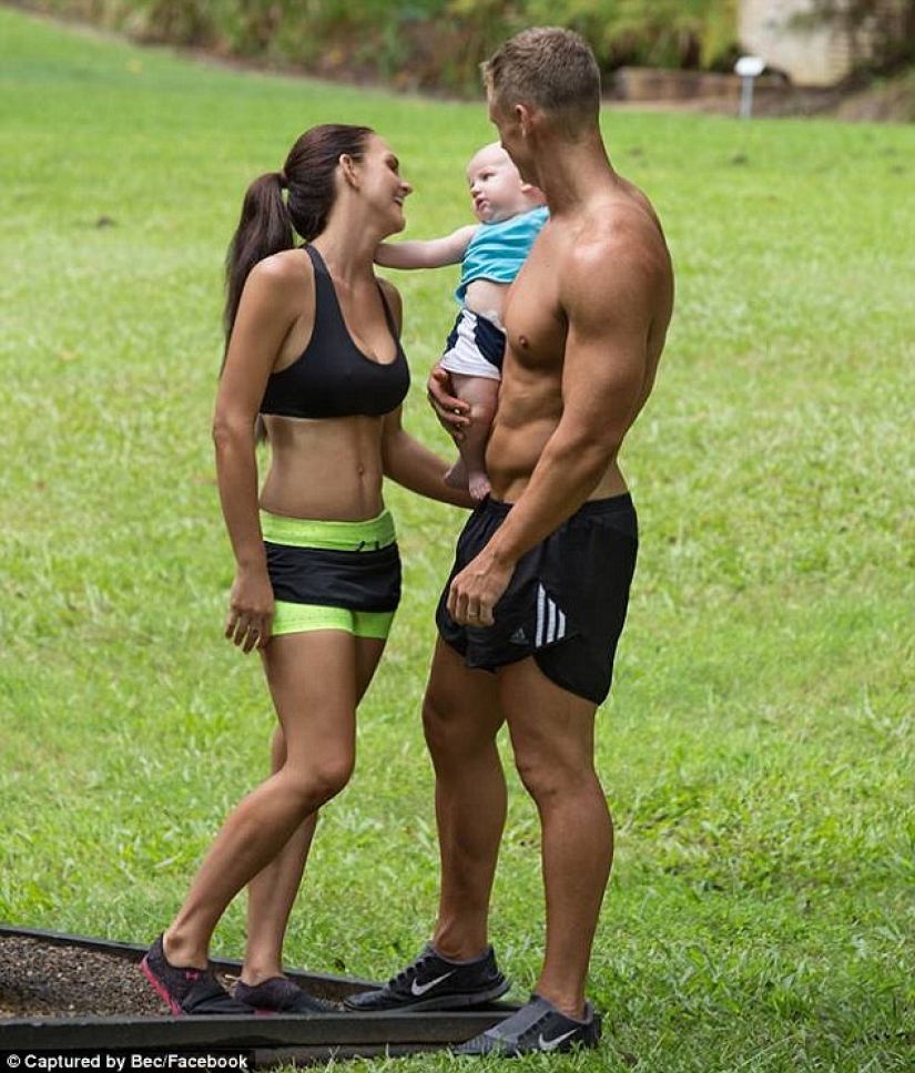 A sports-obsessed couple decided to get fat to prove that their fitness program really works