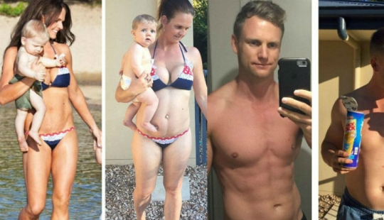 A sports-obsessed couple decided to get fat to prove that their fitness program really works