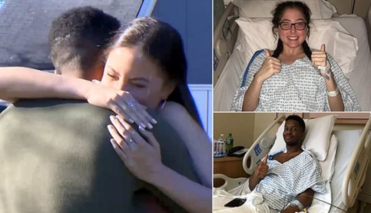 A stranger saved the life of a girl with lupus by giving her part of his liver