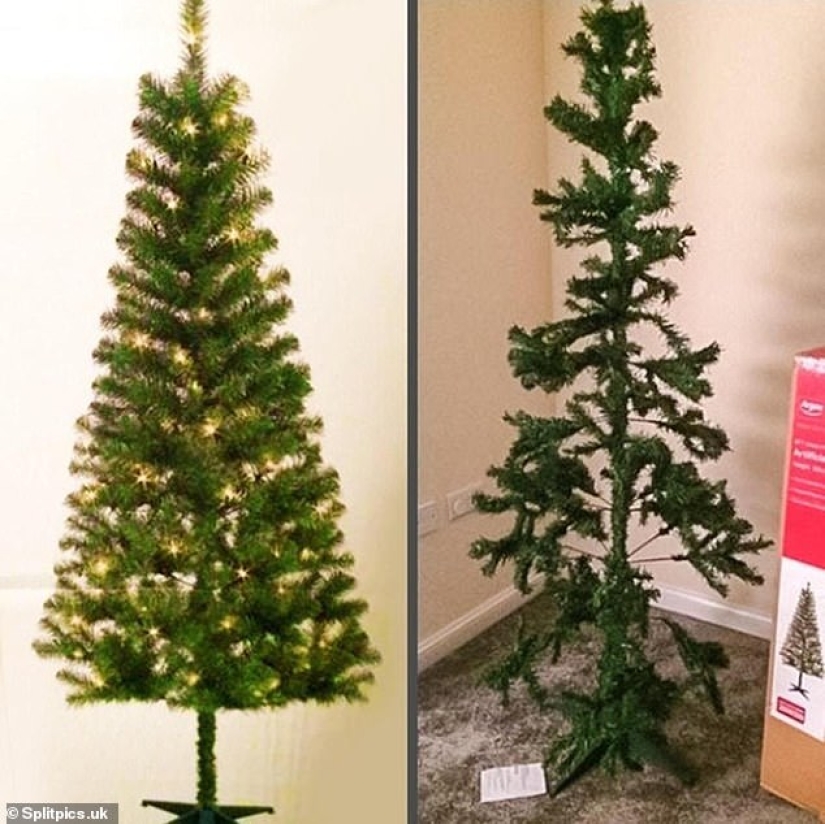 A stripped Christmas tree, mini scales and a mask from hell: buyers have published fresh files of online stores
