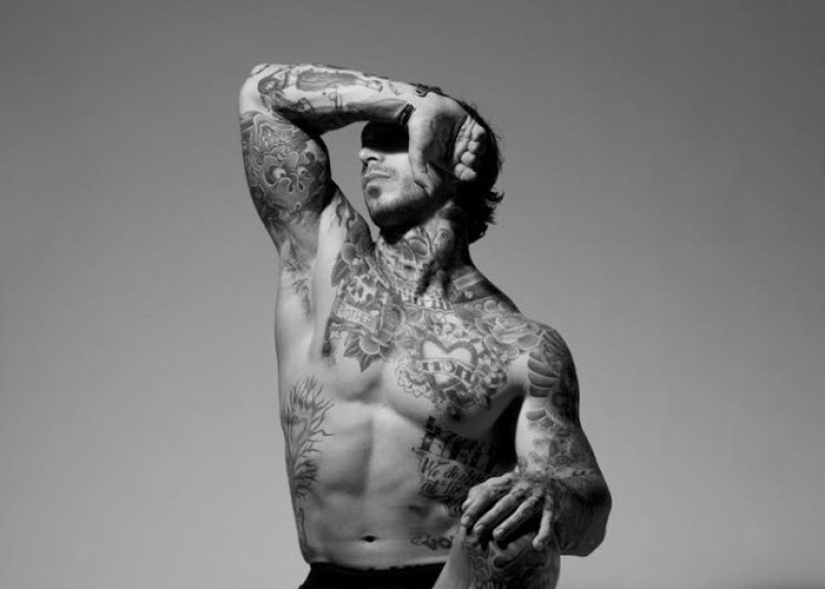 A strong man with a tattoo, a disabled man and a veteran of Afghanistan decided to become a model