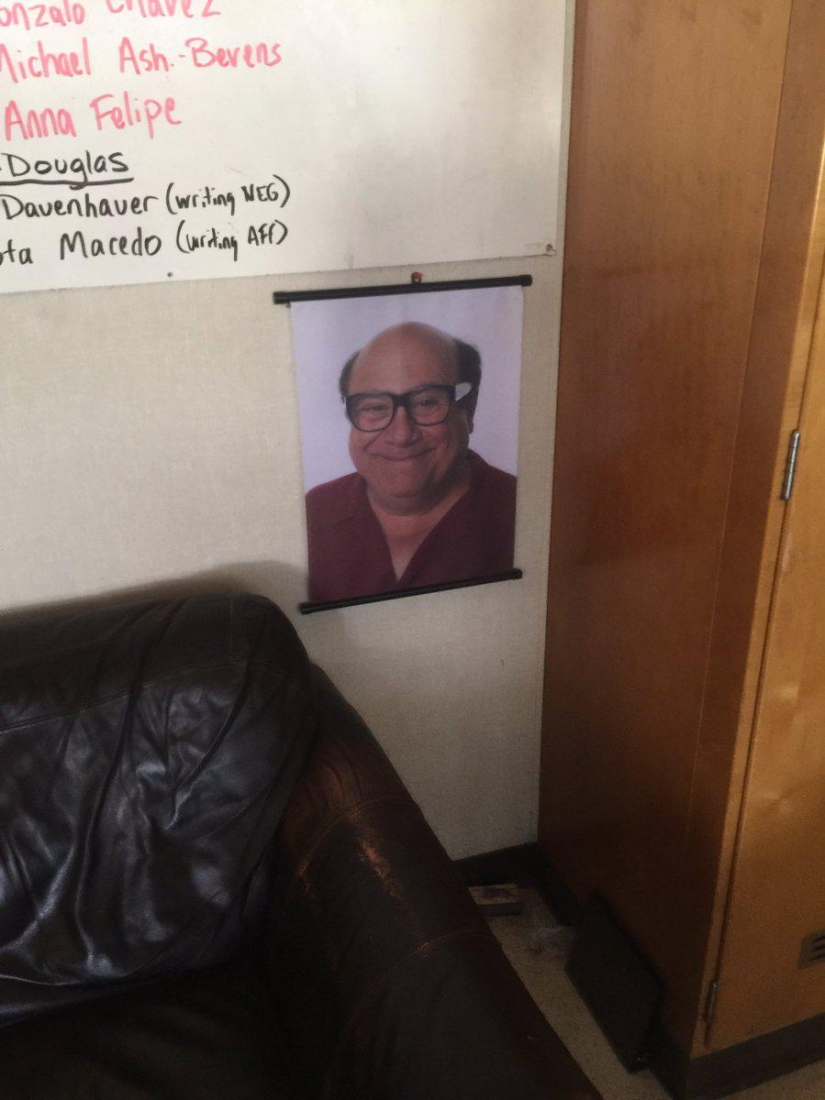 A student from New York found the secret room of the cult of Danny DeVito in his college